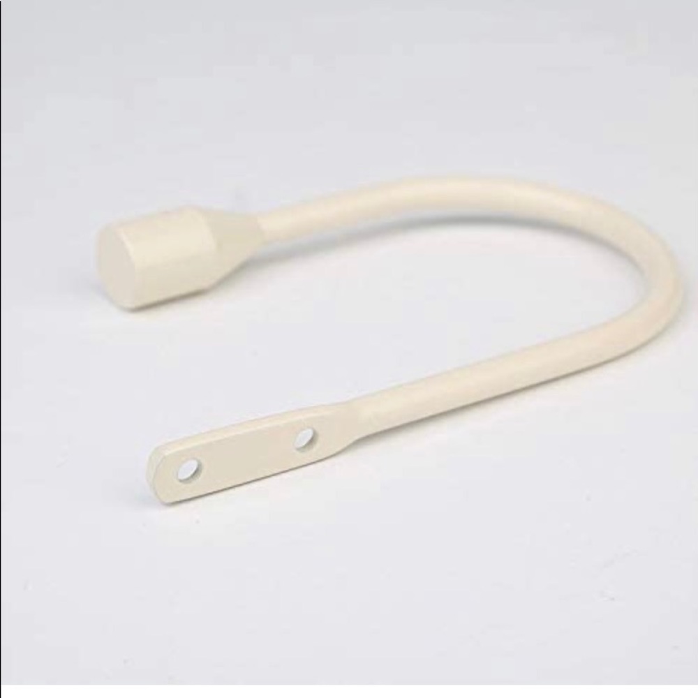 🆕 2 metal curtain tieback hooks - white